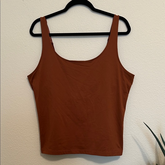 Chico's Tops - Chico's Rust Tank Top With Built in Bra